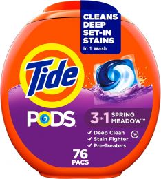 Tide PODS laundry detergent pacs 76 Count, Bundle of 2