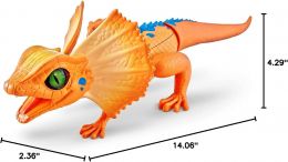 Robo Alive Lurking Lizard Series 3 Green by ZURU Battery-Powered Robotic Light Up, Bundle of 2
