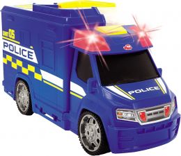 DICKIE TOYS Push and Play SOS Rescue Police Patrol Car, Bundle of 2