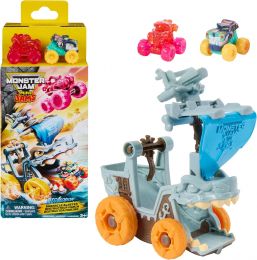 Monster Jam Mini Jams Megalodon Barnacle Blaster Monster Truck Playset, Bundle of 2
