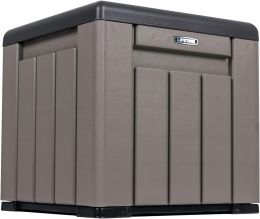 LIFETIME Outdoor Storage Cube Deck Box for Package Delivery 25 Gallon