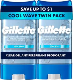 Gillette Antiperspirant and Deodorant for Men Pack of 2, 3.8 oz, Bundle of 3