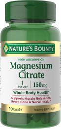 Nature's Bounty Nature’s Bounty Magnesium Citrate, Bundle of 2