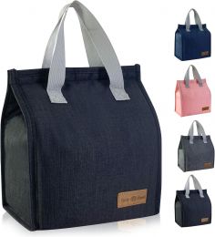 Mziart Minimalist Lunch Bag Small, Bundle of 4
