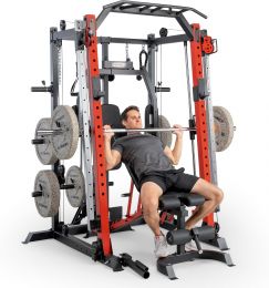 MARCY Smith Machine Cage System Home Gym Multifunction Rack
