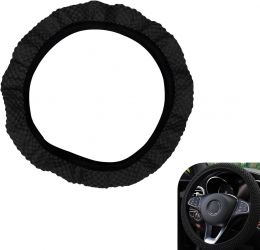 Yidcidu Car Elastic Stretch Steering Wheel Cover, Bundle of 5