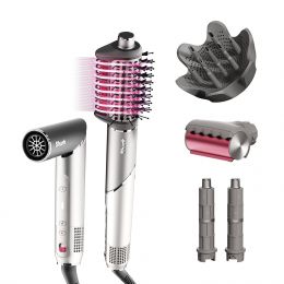 Shark FlexFusion Hair Dryer with Fusion Hair Brush Ceramic Metal