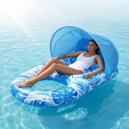 Allyix Pool Floats Adult with Canopy