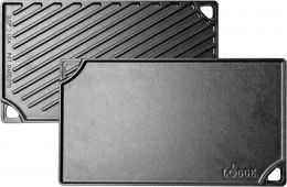 Lodge Reversible Cast Iron Grill/Griddle Pan Cast Iron 9.5 Inches, 75 x 9
