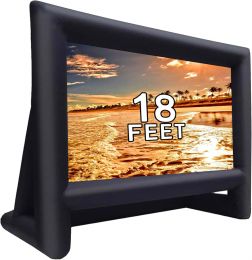 GYUEM 18 feet Inflatable Outdoor Projector Movie Screen 18 feet