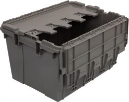 Buckhorn Industrial Lidded Plastic Storage Container Plastic 12 Gallon