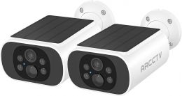 ARCCTV Solar Camera Outdoor Wireless for Home Security Built-in Wireless