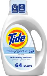 Tide Free & Gentle Liquid Laundry Detergent, Bundle of 2