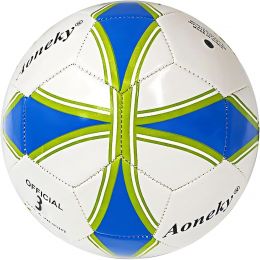 Aoneky Soccer Ball with, Bundle of 3