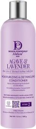 Design Essentials Agave & Lavender Moisturizing & Detangling Conditioner-Blow-Dry & 12oz, Bundle of 2