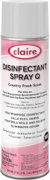 Claire Disinfectant Q - Scent Spray Country Fresh 17 Ounce, Bundle of 2