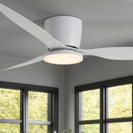 Nuoqiso 42 Inch Flush Mount Ceiling Fans with 42 Inch