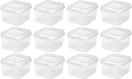 Sterilite Square Small FlipTop Plastic 12-Pack