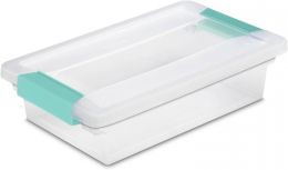 Sterilite Small Clip Box Plastic Pack of 6