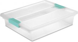 Sterilite Clip Box Plastic 1-Pack, Bundle of 2
