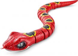 Robo Alive Slithering Snake Series 3 Red by ZURU Battery-Powered Robotic Light Up, Bundle of 2