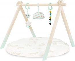 B. toys Wooden Baby Play Gym Wood