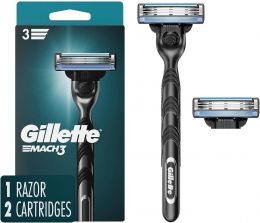Gillette Mach3 Razor for Men, Bundle of 3