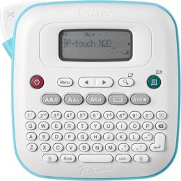 Brother P-Touch PT-N20 Personal Desktop Label Maker Portable 12mm, Bundle of 2