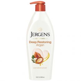 Jergens Deep Restoring Argan Oil Moisturizer 16.8 oz, Bundle of 3