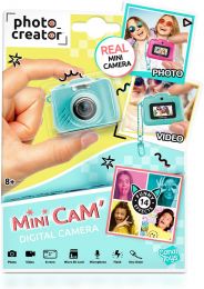 Canal Toys Photo Creator Mini’Cam Original Digital Camera - Turquoise Digital, Bundle of 2