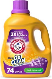 Arm & Hammer Plus OxiClean with Odor Blasters Liquid Laundry Detergent, Bundle of 3