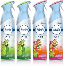 Febreze Air Freshener and Odor Eliminator Spray Pack of 4, 8.8oz