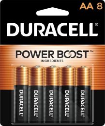 DURACELL Coppertop AA Batteries 8 Count, Bundle of 5