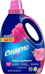 ENSUEÑO Max Liquid Fabric Softener - Spring Fresh Scent, Bundle of 3