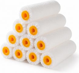 Mister Rui Mini Paint Roller Microfiber 4 Inch, Bundle of 4