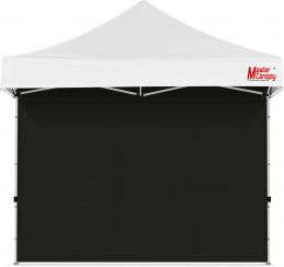 MASTERCANOPY 10x10 Pop Up Canopy Sidewall Only 1-Pack Black 1-Pack, 10x10, Bundle of 2