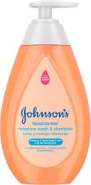 Johnson's Baby Head-to-Toe Gentle Moisture Wash & Shampoo, Bundle of 5