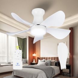 FANSHAIN 30 Inch Flush Mount Ceiling Fan with 30 Inch