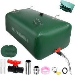 Budiwati 113L/29.8Gallon Water Storage Bladder Foldable Portable 113L, 29.8Gallon