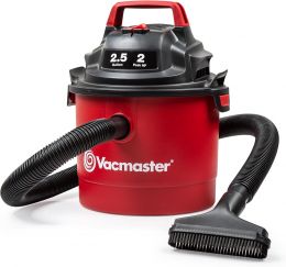 Vacmaster 2.5-Gallon* 2 Peak HP Wall Mountable Wet/Dry Vacuum –