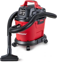 Vacmaster 3.2-Gallon* 2.5 Peak HP Wet/Dry Vacuum –