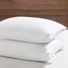 downluxe Down Alternative Pillows Queen Set of 2, 20 X 28