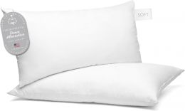 Digital Decor 100% Cotton Fabric Luxury Hotel Pillows King Cotton Digital Hypoallergenic Set of 2