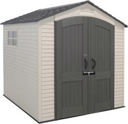 LIFETIME 7' x 7' Outdoor Storage Shed with High-Density