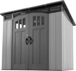 LIFETIME 8 x 5 Ft. Modern Outdoor Storage Shed 5 Ft, 8 x 5