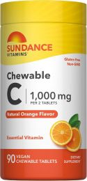 Sundance Chewable Vitamin C 1000mg, Bundle of 3