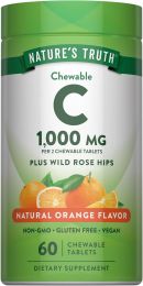 Nature's Truth Chewable Vitamin C with Rose Hips, Bundle of 3
