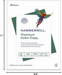 Hammermill Printer Paper 28 lb, 5 x 11, Bundle of 2