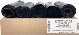 Ultrasac 55 Gal Black Trash Bags 50 Pack, 55 Gal