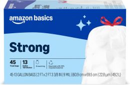 Visit the Store Trash Bags Pack of 1, 45 Count, 13 Gallon, Bundle of 2